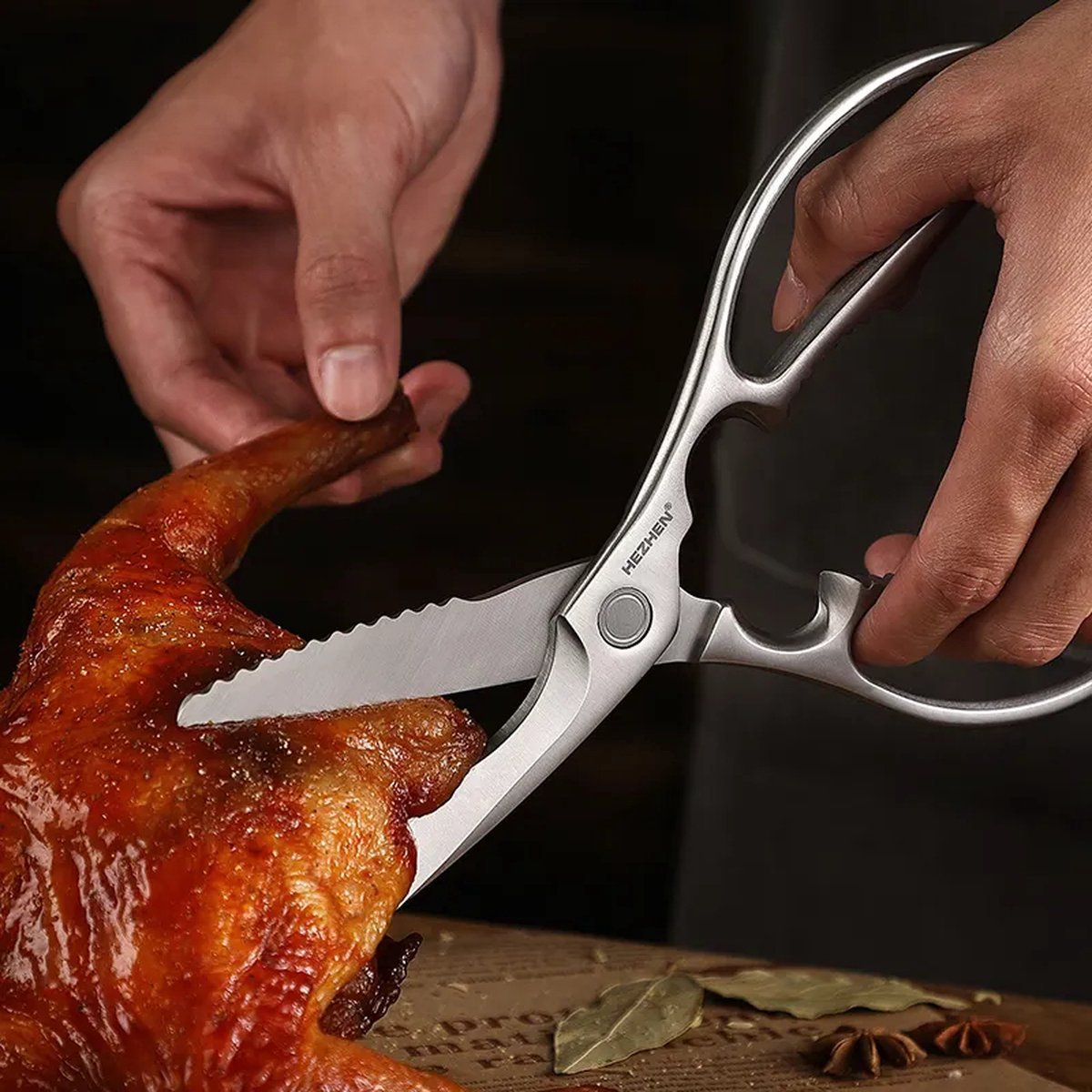 the gourmet line: damascus chef knife set