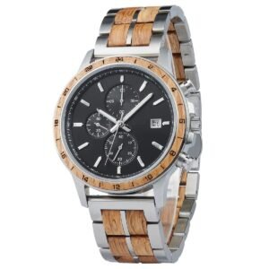 Silver Radiance Chronograph Military Watch - For Man