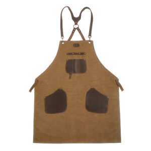 canvas & leather chef apron for cooking and bbq (copy)