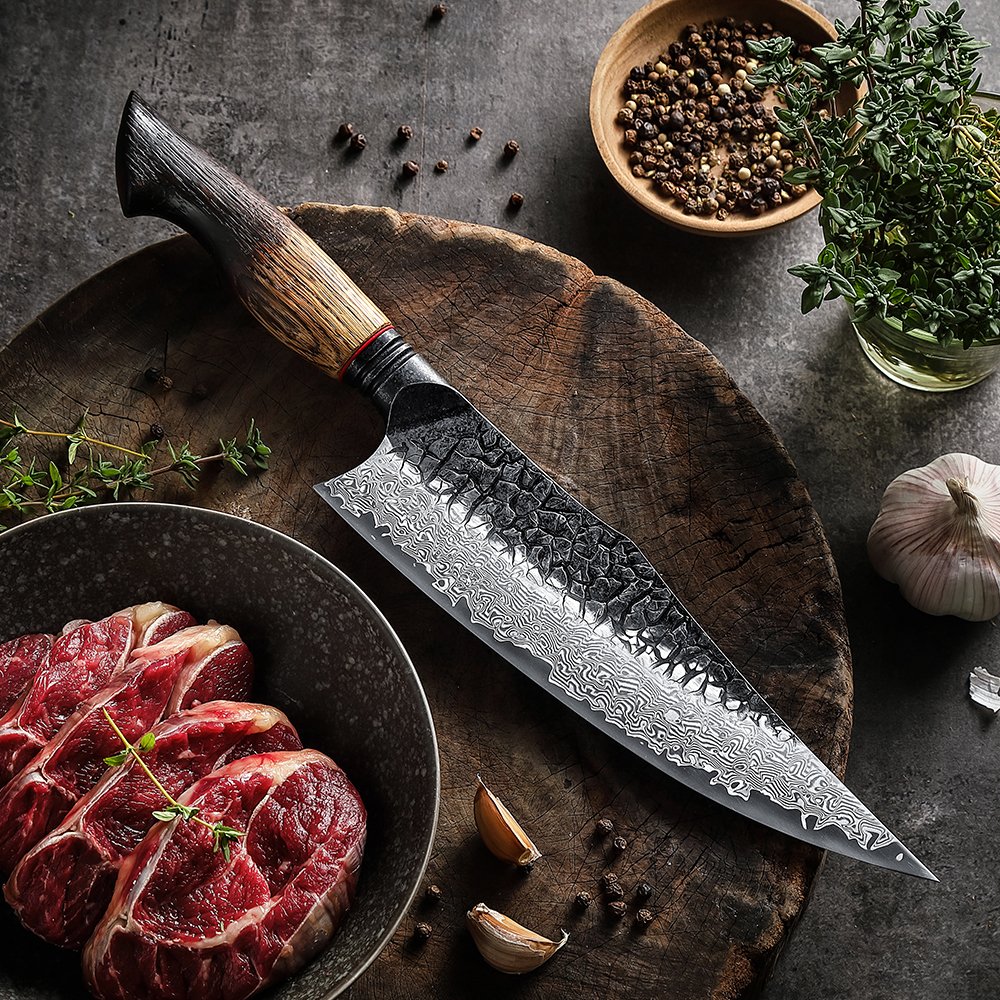 hand forged damascus gyuto/chef knife