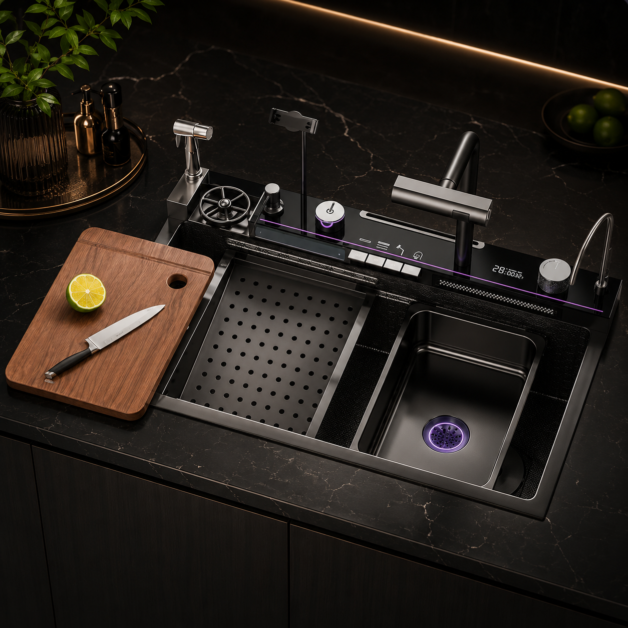 AwsomCrafts™ Smart Multifunction Waterfall Kitchen Sink - Image 2