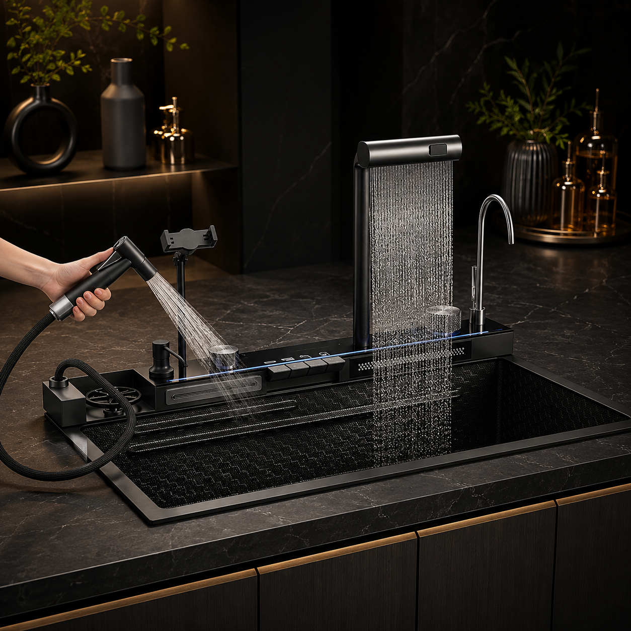 AwsomCrafts™ Smart Multifunction Waterfall Kitchen Sink - Image 11